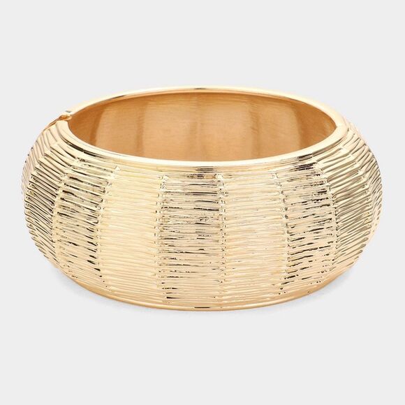 NWT Avec wide textured hinged cuff bracelet - Picture 2 of 5